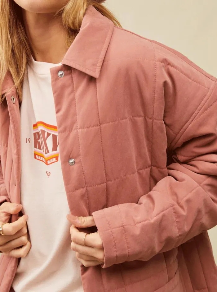 Roxy Jackets Next Up Quilted Jacket Cedar Wood 8211 Women