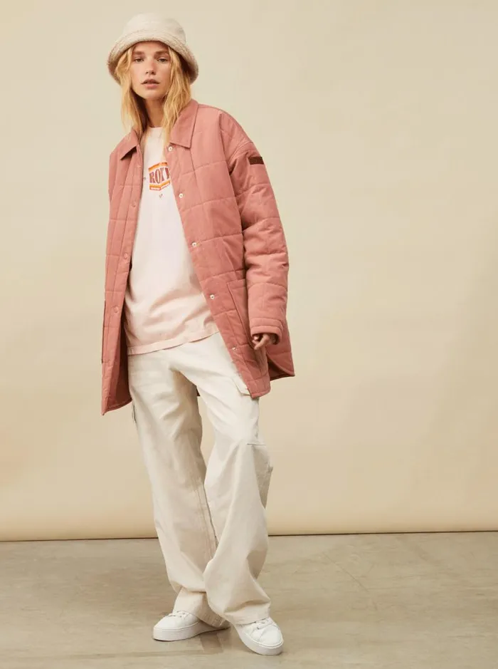 Roxy Jackets Next Up Quilted Jacket Cedar Wood 8211 Women