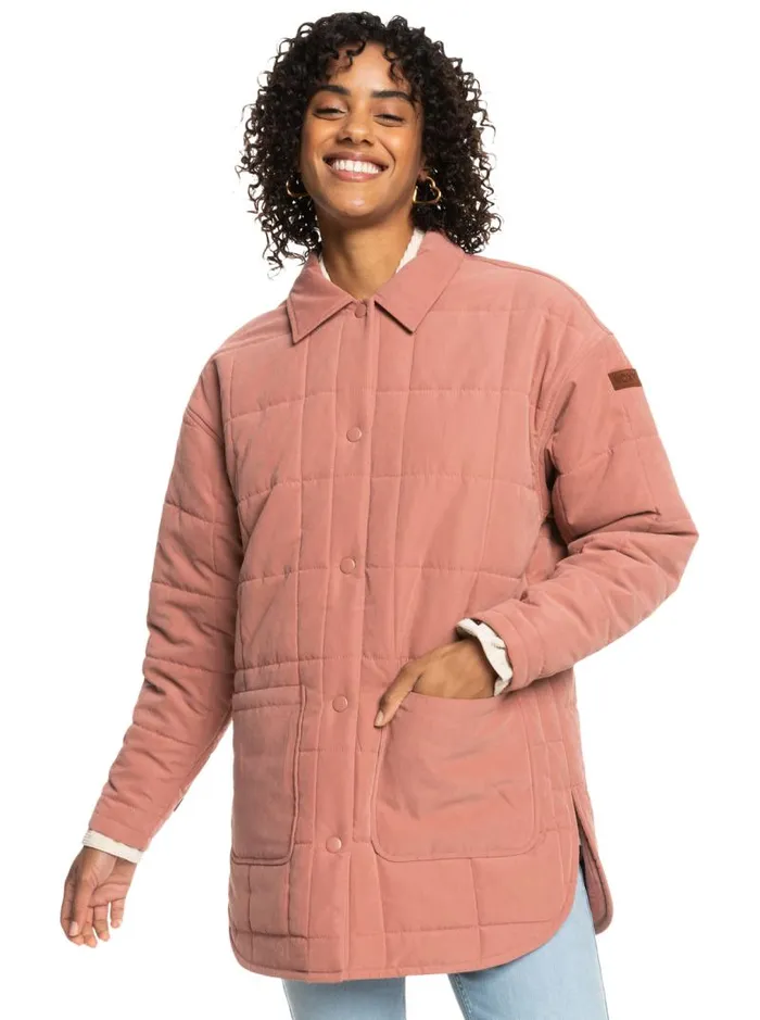 Roxy Jackets Next Up Quilted Jacket Cedar Wood 8211 Women