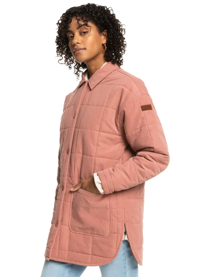 Roxy Jackets Next Up Quilted Jacket Cedar Wood 8211 Women