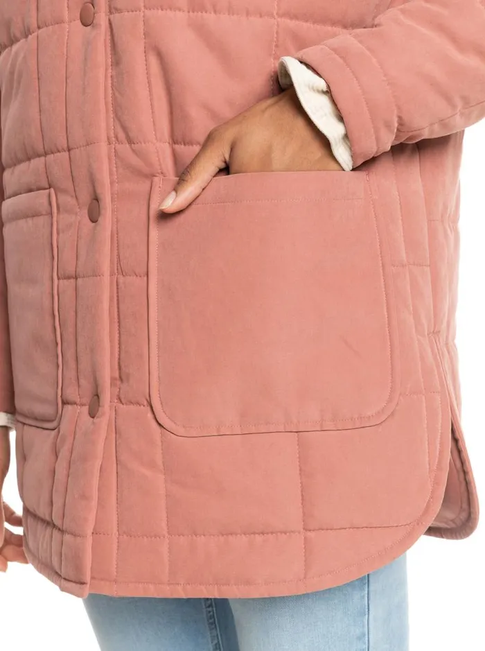 Roxy Jackets Next Up Quilted Jacket Cedar Wood 8211 Women