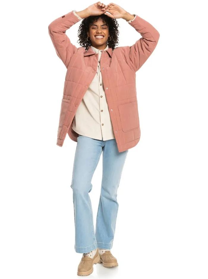 Roxy Jackets Next Up Quilted Jacket Cedar Wood 8211 Women