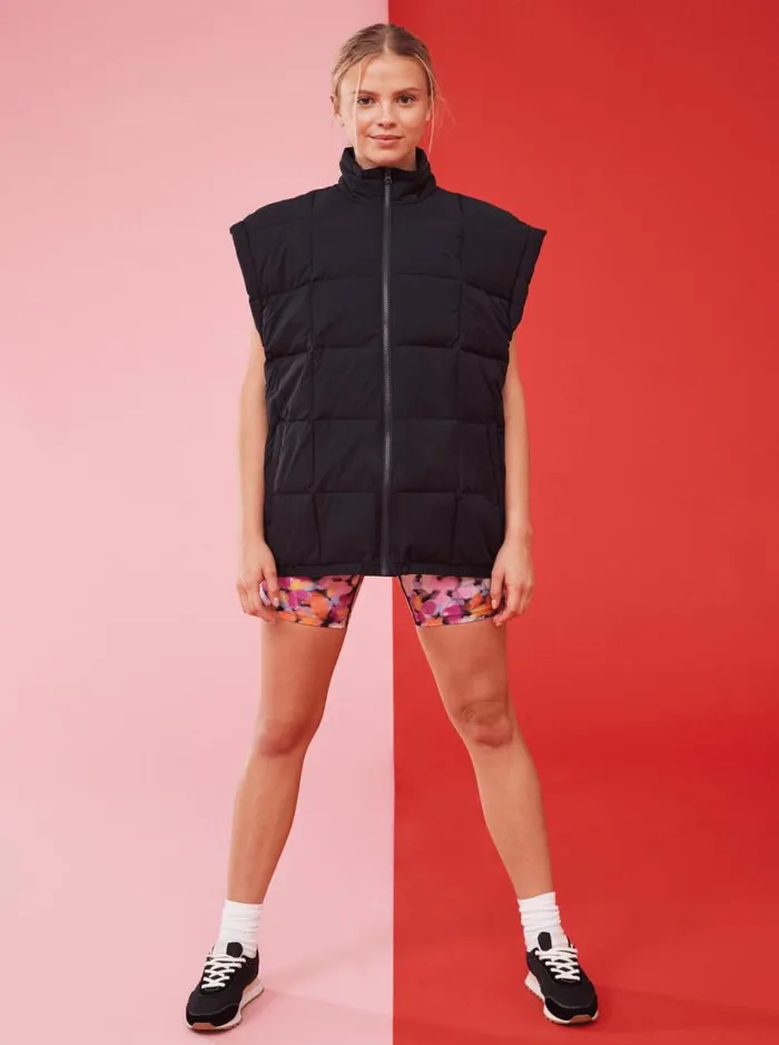 Roxy Jackets Waves Of Warmth Quilted Vest Anthracite 8211 Women Roxy Jackets Waves Of Warmth Quilted Vest Anthracite 8211 Women