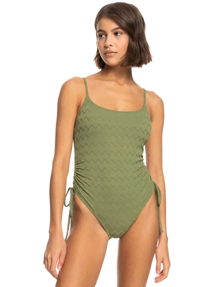 Roxy One Pieces Current Coolness OnePiece Swimsuit Loden Green 8211 Women Roxy One Pieces Current Coolness OnePiece Swimsuit Loden Green 8211 Women