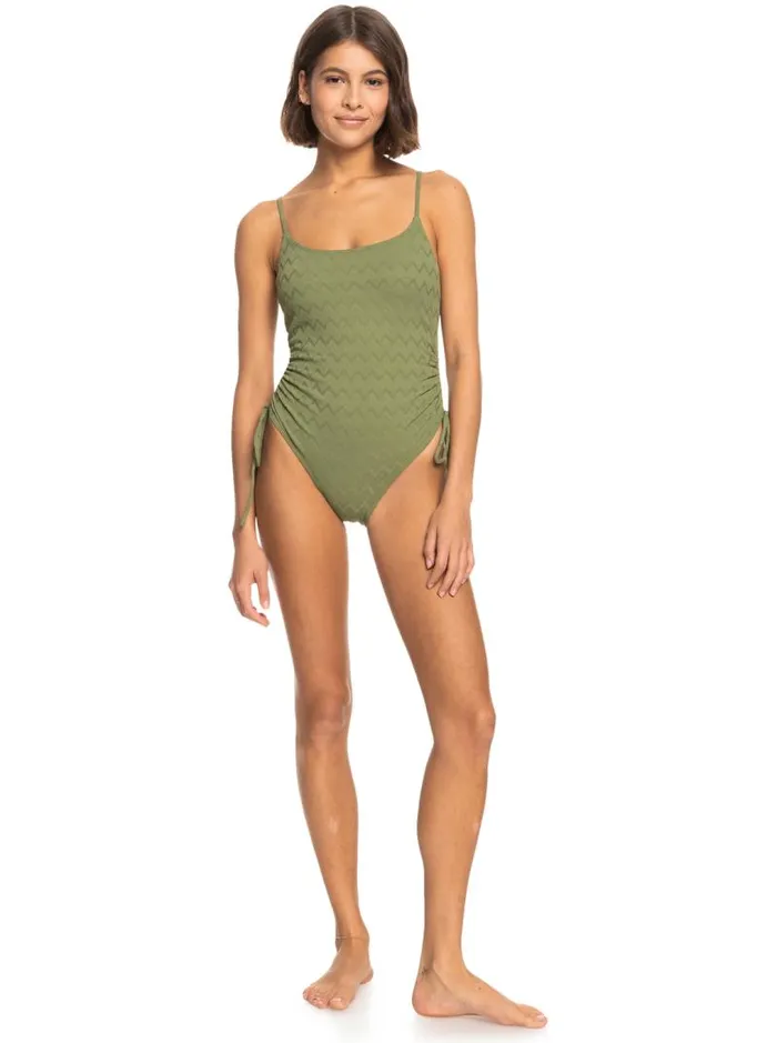 Roxy One Pieces Current Coolness OnePiece Swimsuit Loden Green 8211 Women Roxy One Pieces Current Coolness OnePiece Swimsuit Loden Green 8211 Women