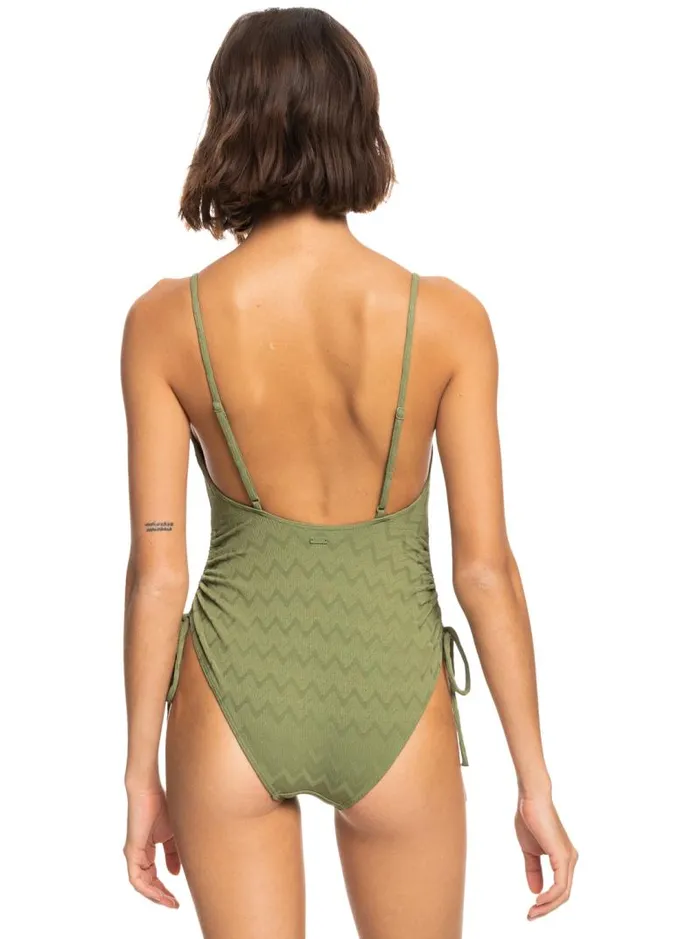 Roxy One Pieces Current Coolness OnePiece Swimsuit Loden Green 8211 Women Roxy One Pieces Current Coolness OnePiece Swimsuit Loden Green 8211 Women