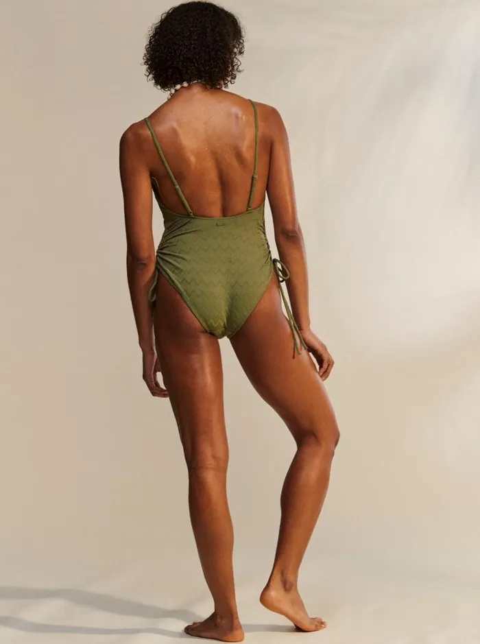 Roxy One Pieces Current Coolness OnePiece Swimsuit Loden Green 8211 Women Roxy One Pieces Current Coolness OnePiece Swimsuit Loden Green 8211 Women