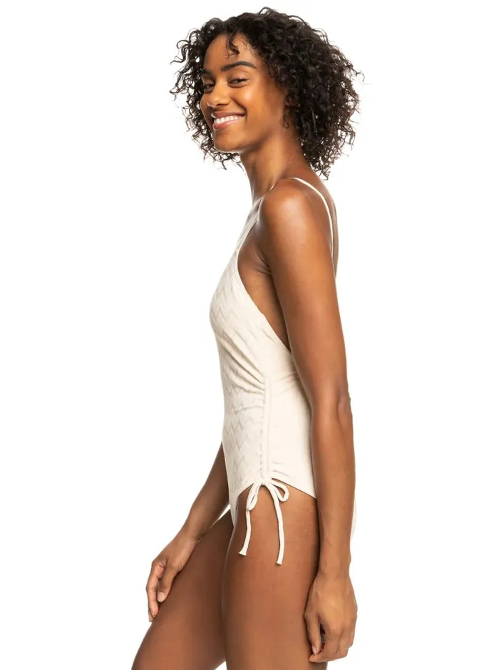 Roxy One Pieces Current Coolness OnePiece Swimsuit Tapioca 8211 Women Roxy One Pieces Current Coolness OnePiece Swimsuit Tapioca 8211 Women
