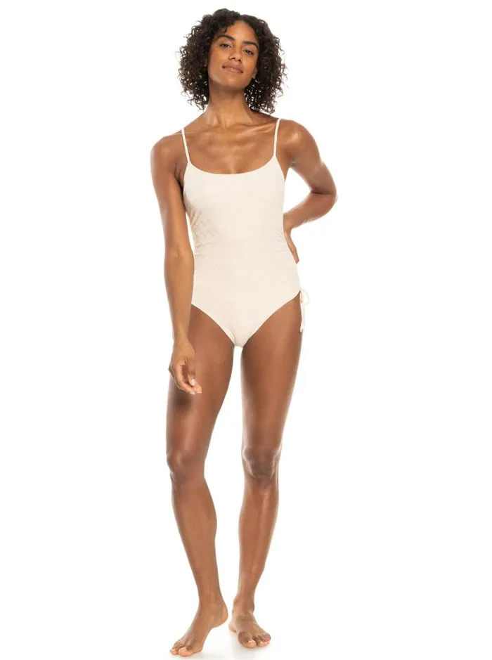 Roxy One Pieces Current Coolness OnePiece Swimsuit Tapioca 8211 Women Roxy One Pieces Current Coolness OnePiece Swimsuit Tapioca 8211 Women