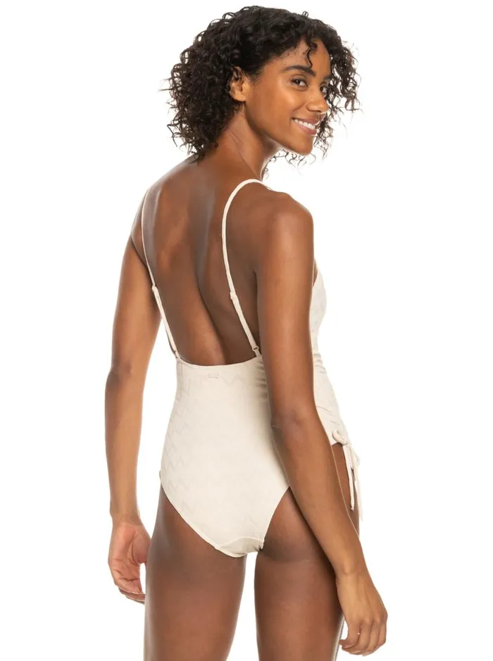 Roxy One Pieces Current Coolness OnePiece Swimsuit Tapioca 8211 Women Roxy One Pieces Current Coolness OnePiece Swimsuit Tapioca 8211 Women