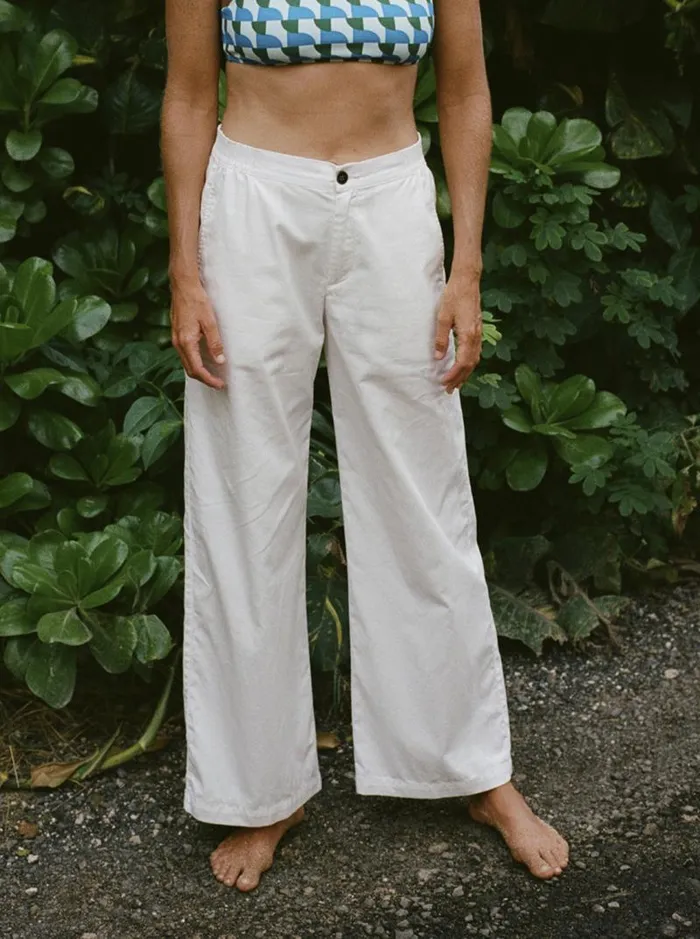 Roxy Pants and Jeans Comfy Palazzo Pants Blanc De Blanc 8211 Women