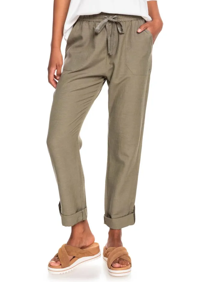Roxy Pants and Jeans On The Seashore Cargo Pants Sea Spray 8211 Women