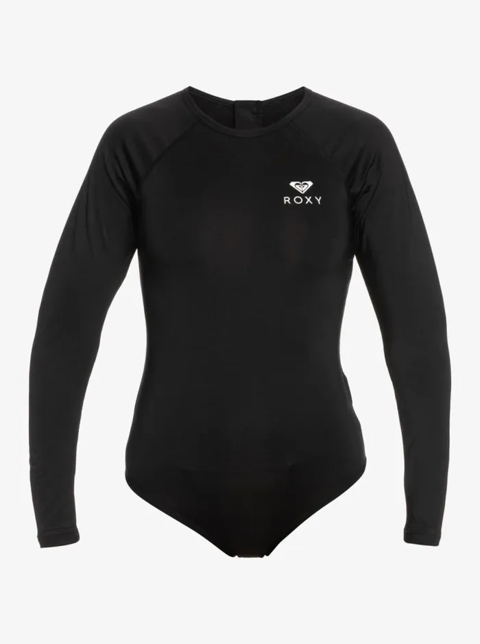 Roxy Rashguards Essentials Long Sleeve OnePiece Swimsuit Anthracite 8211 Women Roxy Rashguards Essentials Long Sleeve OnePiece Swimsuit Anthracite 8211 Women