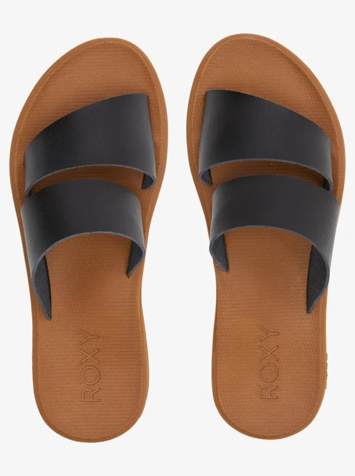 Roxy Sandals Coastal Cool Sandals Black 8211 Women Roxy Sandals Coastal Cool Sandals Black 8211 Women
