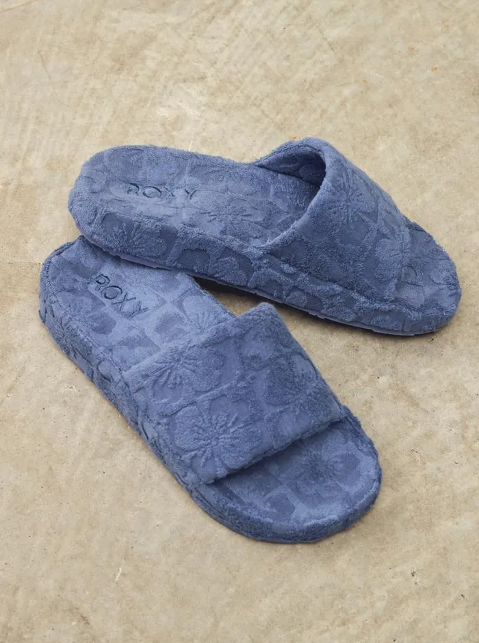 Roxy Sandals Slippy Sandals Blue Indigo 8211 Women Roxy Sandals Slippy Sandals Blue Indigo 8211 Women
