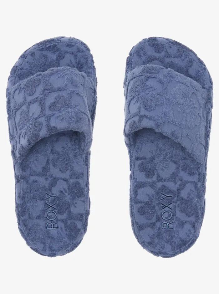 Roxy Sandals Slippy Sandals Blue Indigo 8211 Women Roxy Sandals Slippy Sandals Blue Indigo 8211 Women