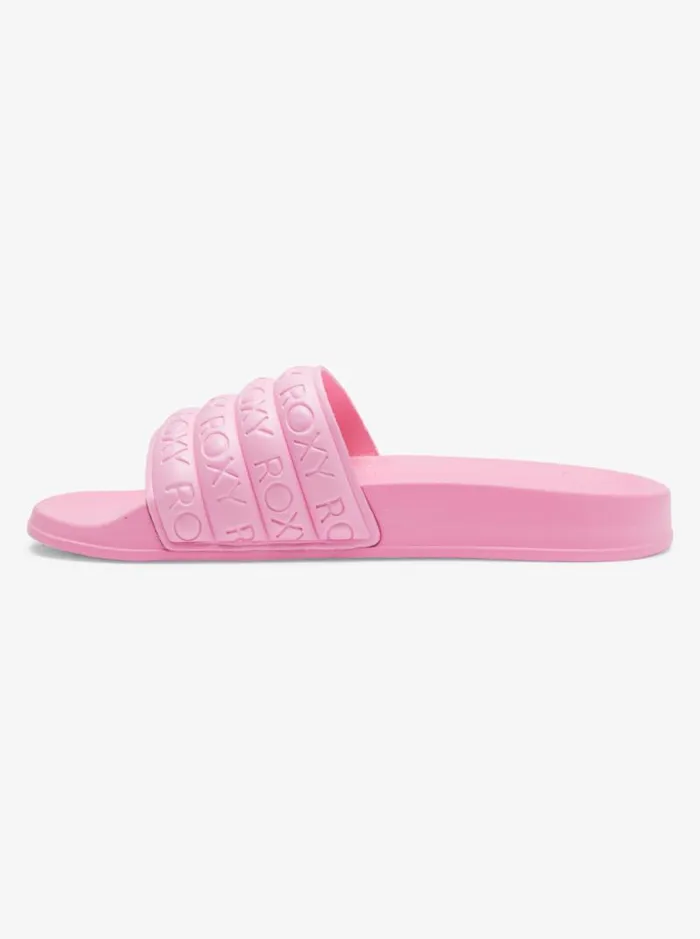 Roxy Sandals Slippy WaterFriendly Sandals Crazy Pink 8211 Women Roxy Sandals Slippy WaterFriendly Sandals Crazy Pink 8211 Women