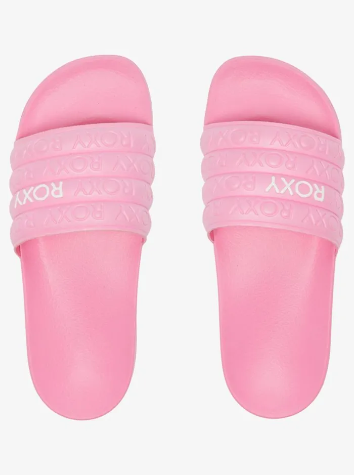 Roxy Sandals Slippy WaterFriendly Sandals Crazy Pink 8211 Women Roxy Sandals Slippy WaterFriendly Sandals Crazy Pink 8211 Women
