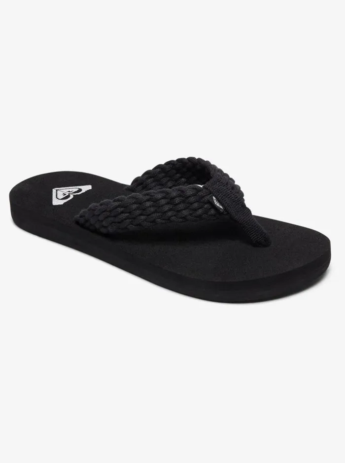 Roxy Shoes and Sandals Girl039s 416 Porto Sandals Black 8211 Kids