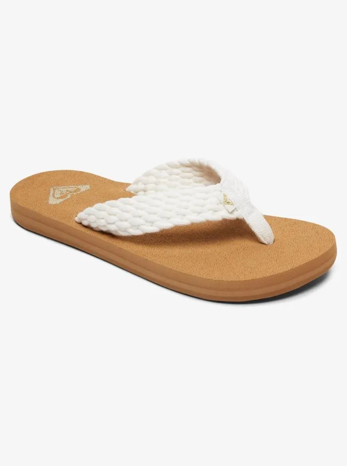 Roxy Shoes and Sandals Girl039s 416 Porto Sandals Cream 8211 Kids