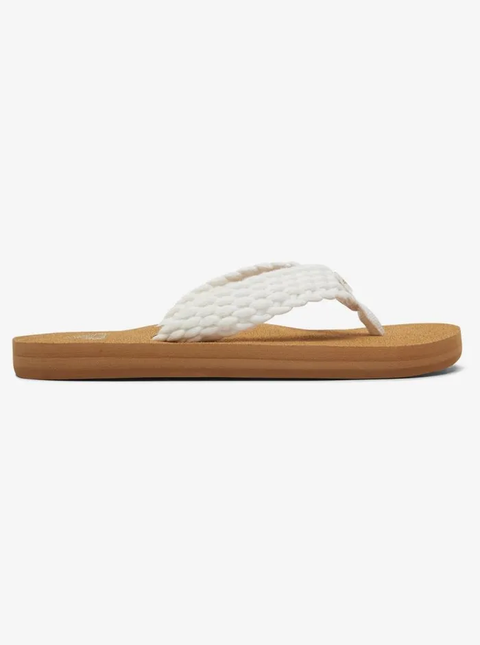 Roxy Shoes and Sandals Girl039s 416 Porto Sandals Cream 8211 Kids