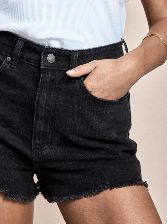 Roxy Shorts Eva Denim Shorts Anthracite 8211 Women