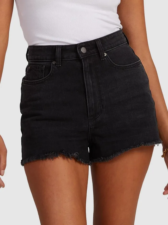 Roxy Shorts Eva Denim Shorts Anthracite 8211 Women