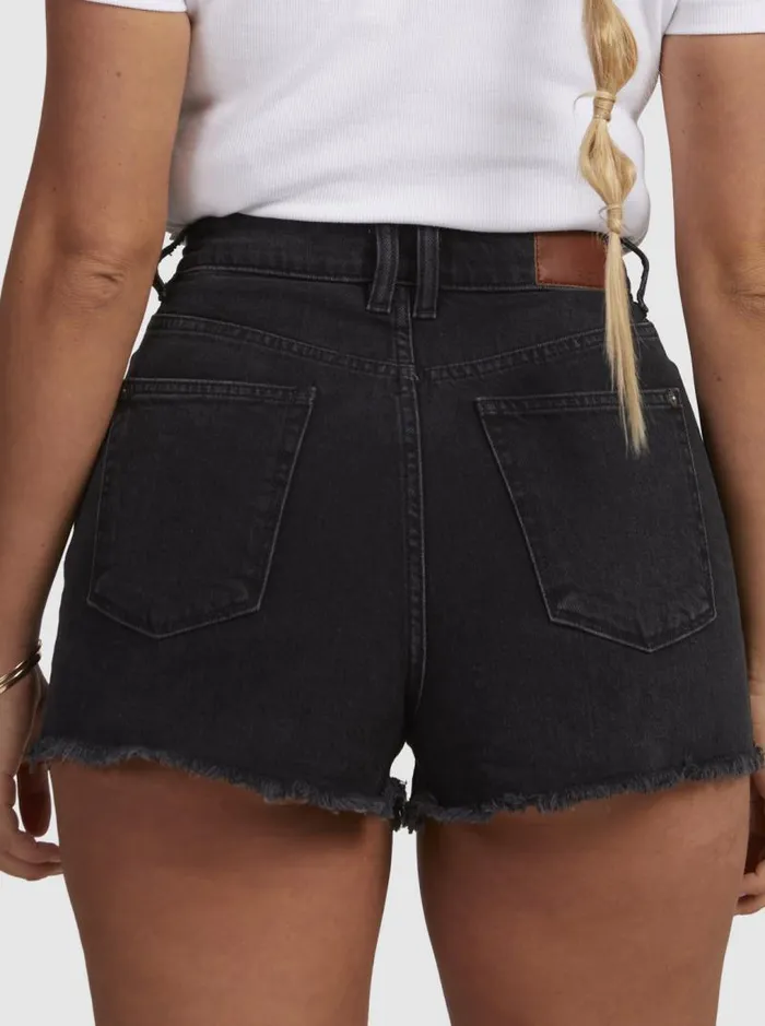 Roxy Shorts Eva Denim Shorts Anthracite 8211 Women