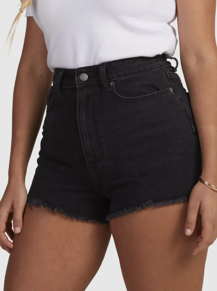 Roxy Shorts Eva Denim Shorts Anthracite 8211 Women