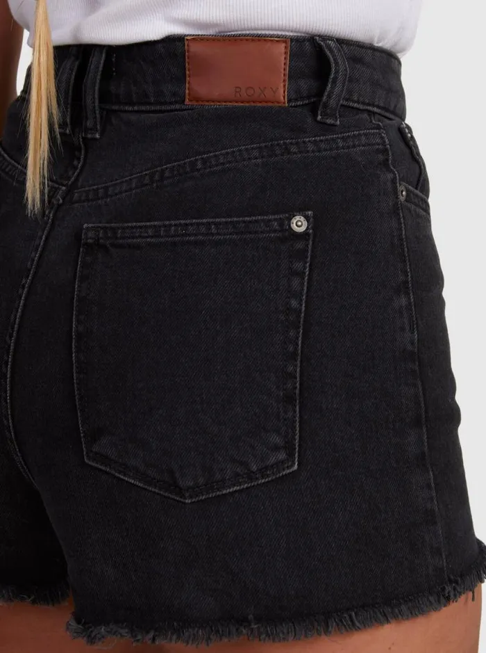 Roxy Shorts Eva Denim Shorts Anthracite 8211 Women