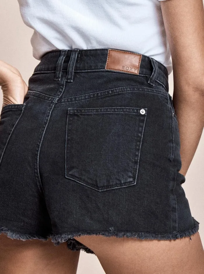 Roxy Shorts Eva Denim Shorts Anthracite 8211 Women