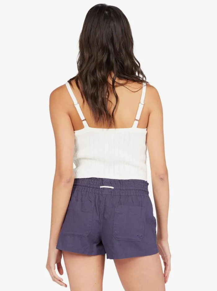 Roxy Shorts Oceanside Elasticized Shorts Mood Indigo 8211 Women Roxy Shorts Oceanside Elasticized Shorts Mood Indigo 8211 Women