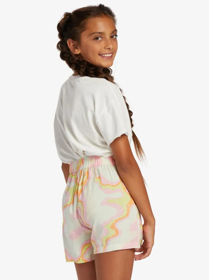 Roxy Skirts and Shorts Girl039s 416 Into The Unknown Wrap Skort For Girls Ambroisia Hibiscus Hype 8211 Kids