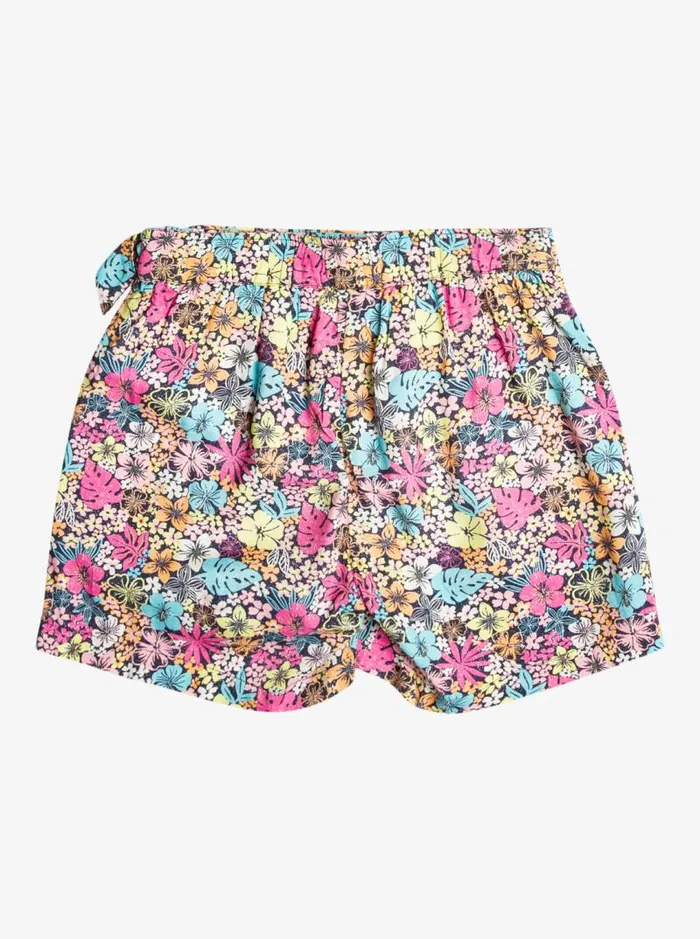 Roxy Skirts and Shorts Girl039s 416 Into The Unknown Wrap Skort For Girls Mood Indigo Tropical Rays 8211 Kids