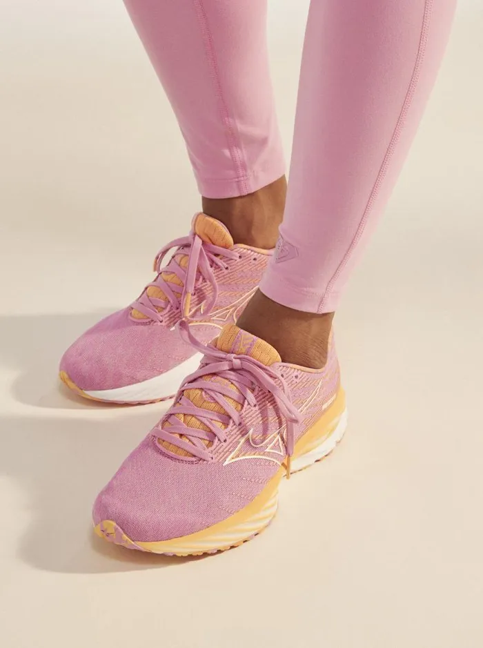 Roxy Sneakers ROXY X MIZUNO Wave Rider 26 Running Shoes B071 Pink 8211 Women
