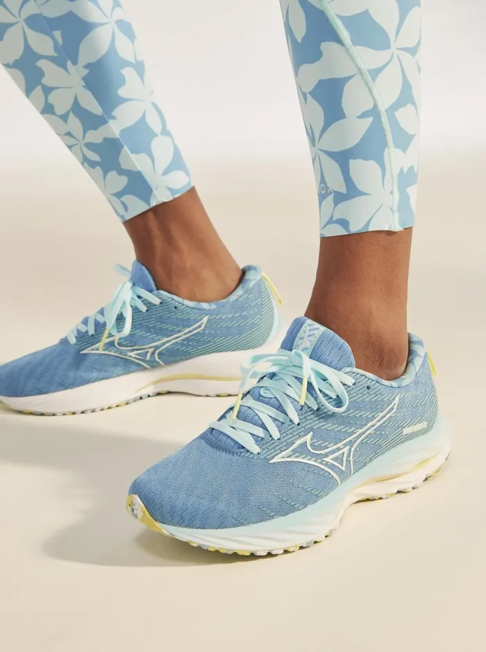 Roxy Sneakers ROXY X MIZUNO Wave Rider 26 Running Shoes B072 Blue 8211 Women