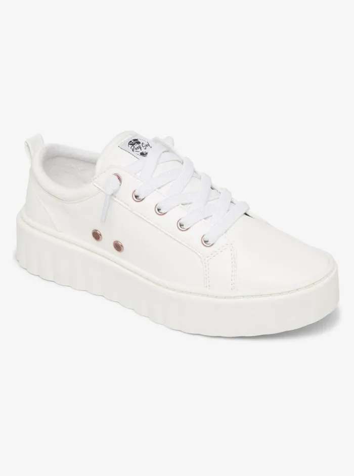 Roxy Sneakers Sheilahh SlipOn Shoes White 8211 Women Roxy Sneakers Sheilahh SlipOn Shoes White 8211 Women