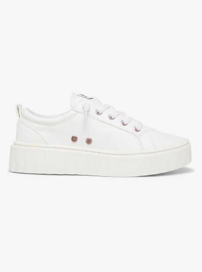 Roxy Sneakers Sheilahh SlipOn Shoes White 8211 Women Roxy Sneakers Sheilahh SlipOn Shoes White 8211 Women