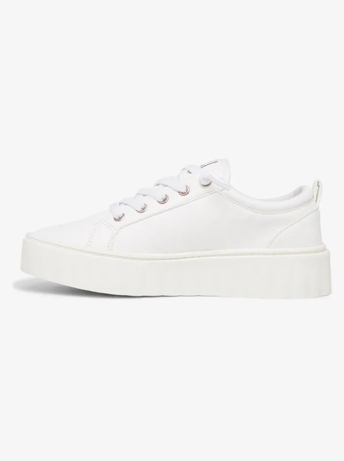 Roxy Sneakers Sheilahh SlipOn Shoes White 8211 Women Roxy Sneakers Sheilahh SlipOn Shoes White 8211 Women