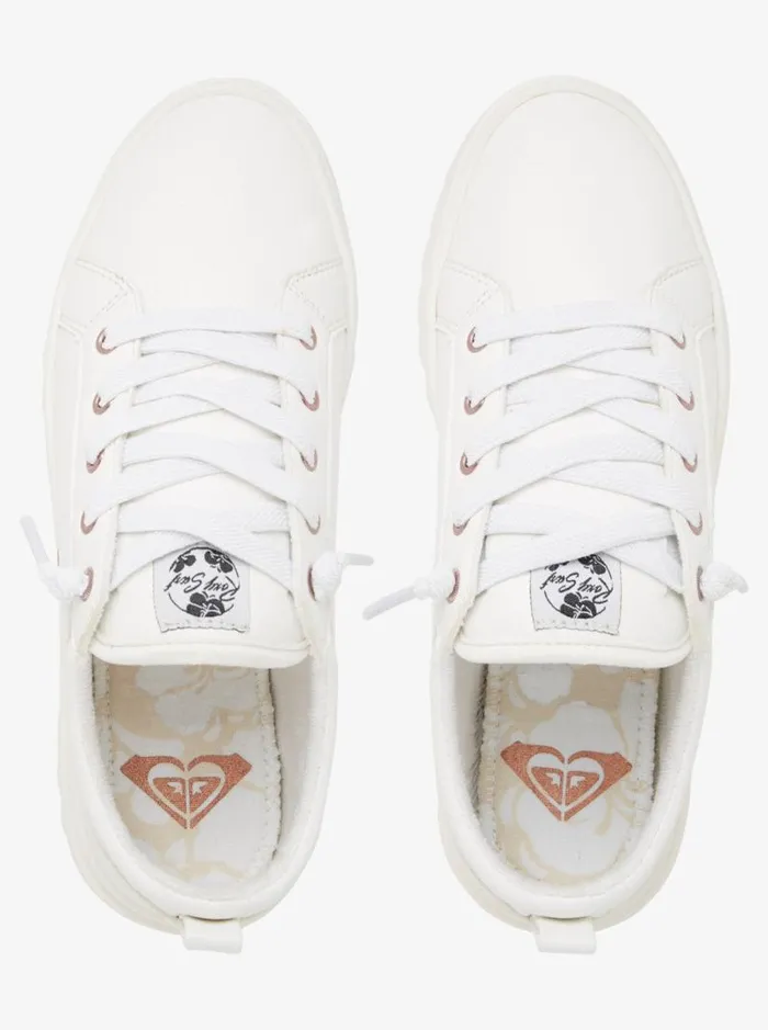 Roxy Sneakers Sheilahh SlipOn Shoes White 8211 Women Roxy Sneakers Sheilahh SlipOn Shoes White 8211 Women