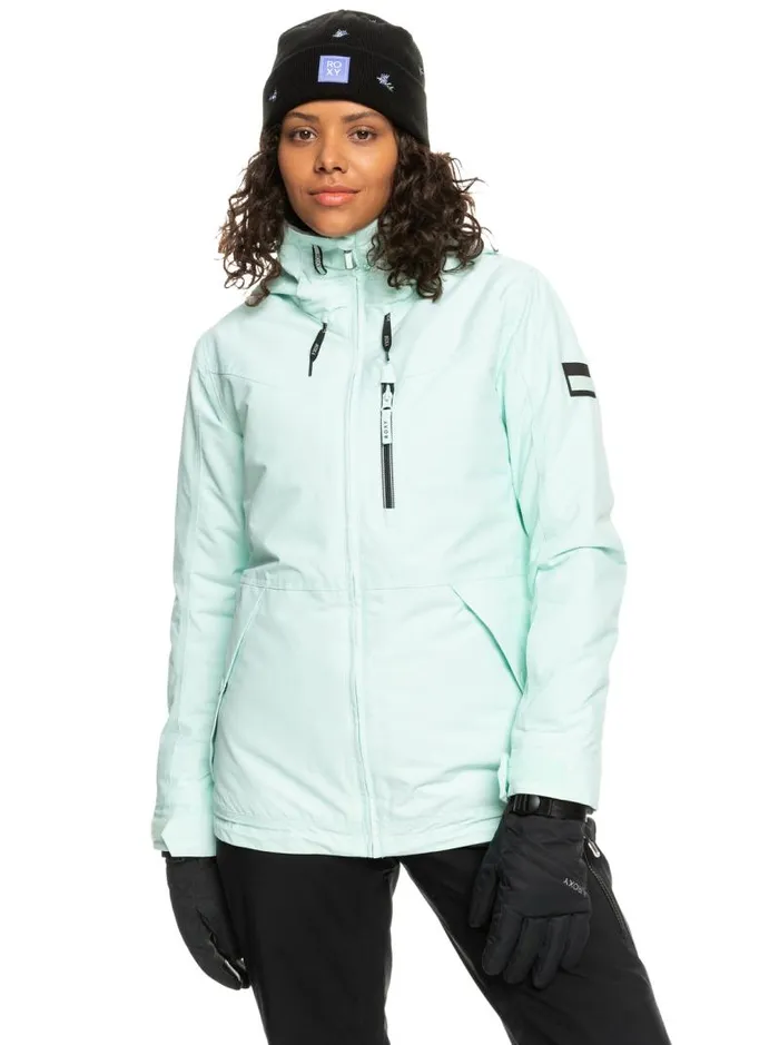 Roxy Snow Jackets Presence Insulated Snow Jacket Fair Aqua 8211 Women