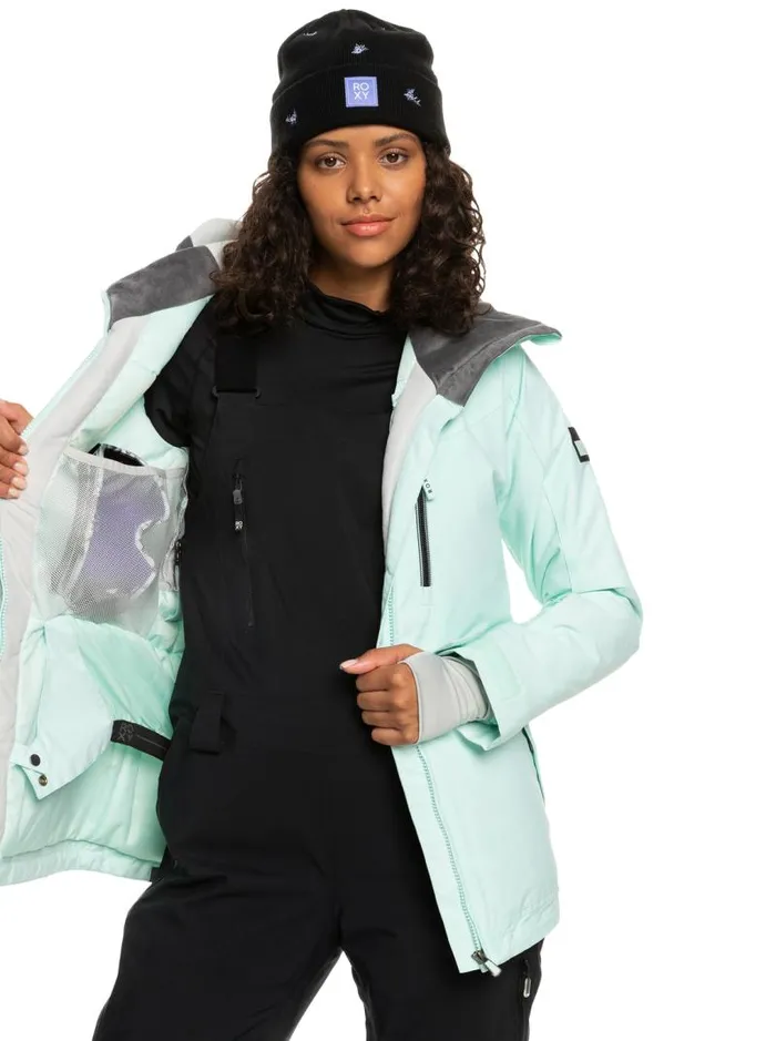 Roxy Snow Jackets Presence Insulated Snow Jacket Fair Aqua 8211 Women