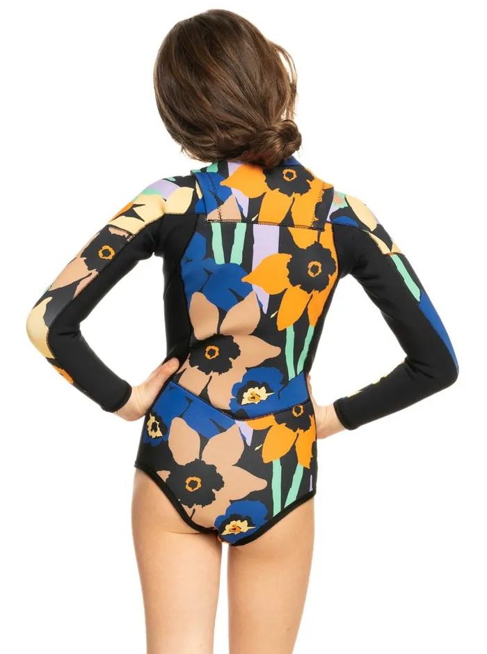 Roxy Surf Girl039s 816 15mm Current Of Cool Long Sleeve Springsuit Anthracite 8211 Kids Roxy Surf Girl039s 816 15mm Current Of Cool Long Sleeve Springsuit Anthracite 8211 Kids