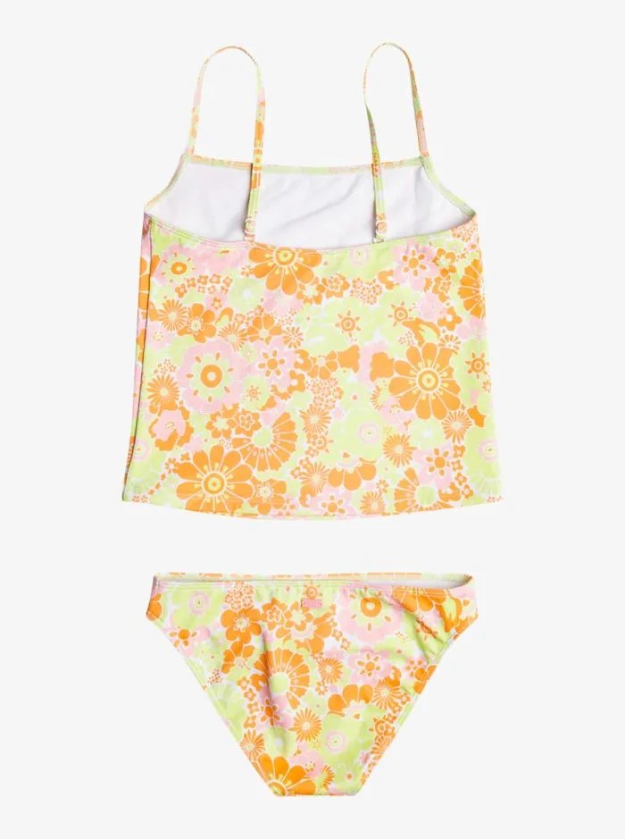 Roxy Swim Girl039s 416 Last In Paradise Two Piece Tankini Set For Girls Mock Orange Piece Of Paradise 8211 Kids Roxy Swim Girl039s 416 Last In Paradise Two Piece Tankini Set For Girls Mock Orange Piece Of Paradise 8211 Kids