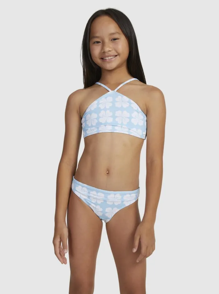 Roxy Swim Girls039 716 Vacation Memories Two Piece Crop Top Bikini Set Clear Sky Clik 8211 Kids Roxy Swim Girls039 716 Vacation Memories Two Piece Crop Top Bikini Set Clear Sky Clik 8211 Kids