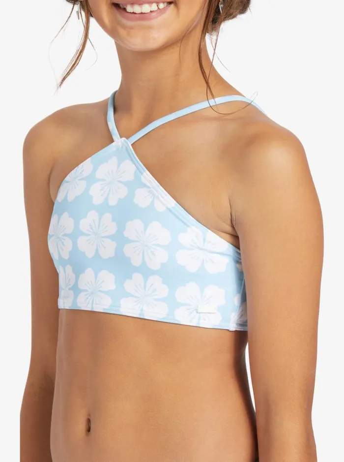 Roxy Swim Girls039 716 Vacation Memories Two Piece Crop Top Bikini Set Clear Sky Clik 8211 Kids Roxy Swim Girls039 716 Vacation Memories Two Piece Crop Top Bikini Set Clear Sky Clik 8211 Kids