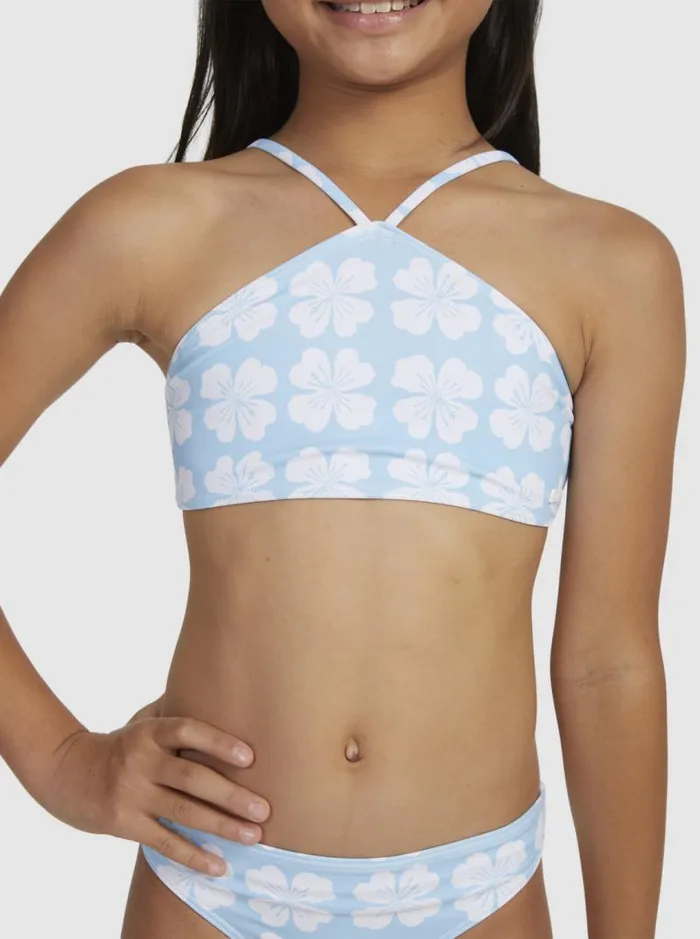 Roxy Swim Girls039 716 Vacation Memories Two Piece Crop Top Bikini Set Clear Sky Clik 8211 Kids Roxy Swim Girls039 716 Vacation Memories Two Piece Crop Top Bikini Set Clear Sky Clik 8211 Kids
