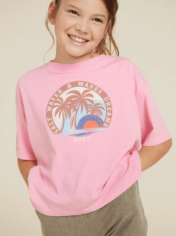 Roxy Tees and Tanks Girls039 416 Sun For All Seasons D TShirt Sachet Pink 8211 Kids