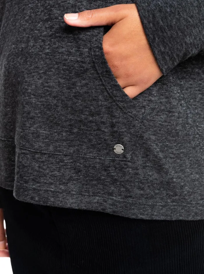 Roxy Tops Destination Surf Hoodie Anthracite 8211 Women Roxy Tops Destination Surf Hoodie Anthracite 8211 Women