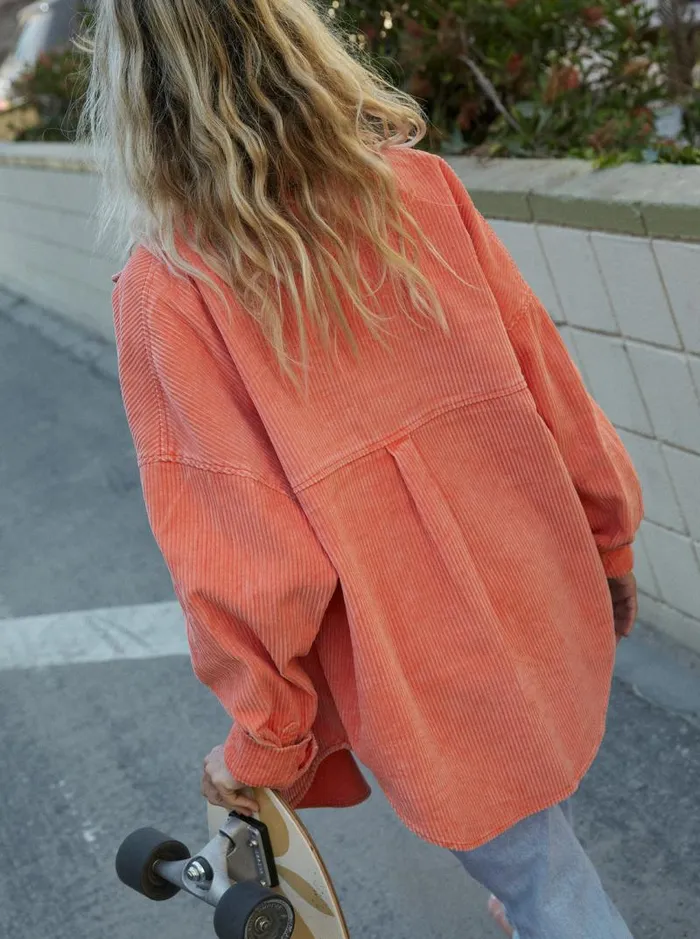 Roxy Tops Kick Back Washed Corduroy Long Sleeve Shirt Tigerlily 8211 Women Roxy Tops Kick Back Washed Corduroy Long Sleeve Shirt Tigerlily 8211 Women